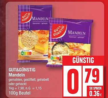 GUT&GÜNSTIG Mandeln