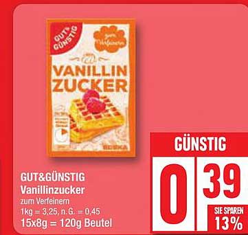 GUT&GÜNSTIG Vanillin Zucker