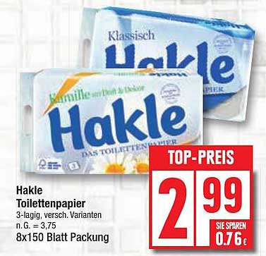 Hakle Toilettenpapier