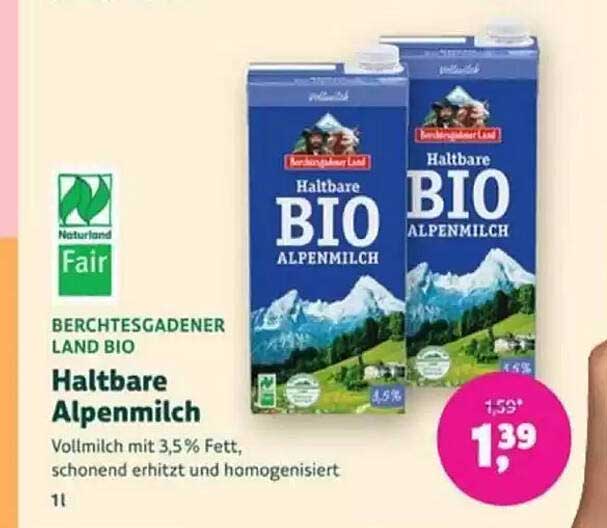 Haltbare Alpenmilch