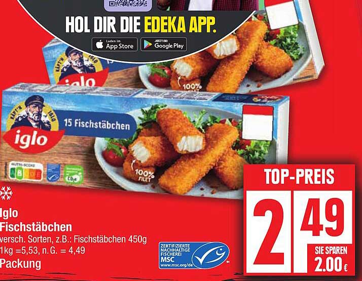 Iglo Fischstäbchen