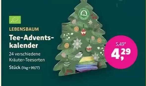 Lebensbaum Tee-Adventskalender