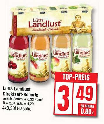 Lütts Landlust Direktsaft-Schorle