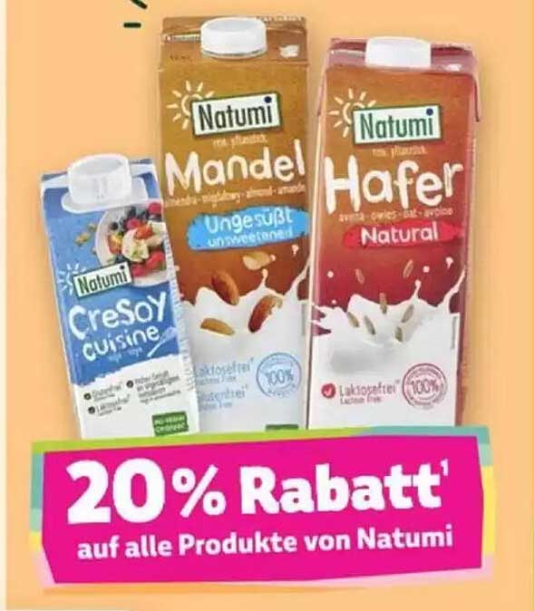 Natumi Mandel  
Natumi Hafer  
Natumi CreSoy cuisine