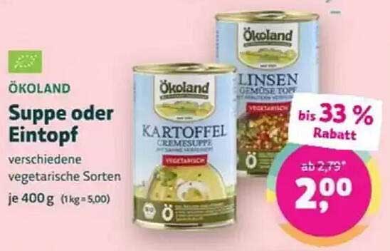 ÖKOLAND Suppe oder Eintopf