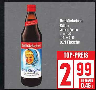 Rotbäckchen Säfte