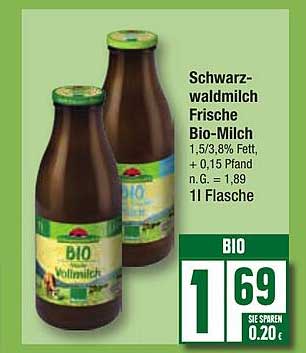 Schwarzwaldmilch Frische Bio-Milch