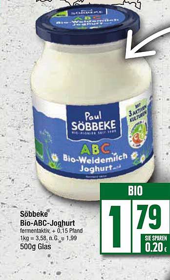 Söbbeke Bio-ABC-Joghurt