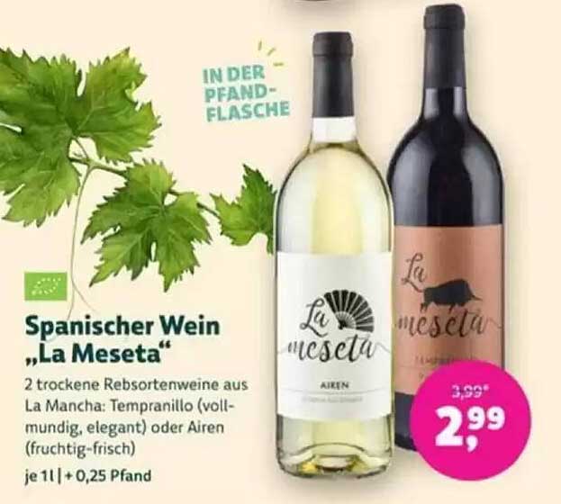 Spanischer Wein „La Meseta“