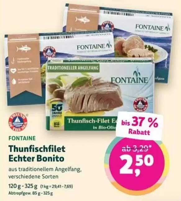 Thunfischfilet Echter Bonito