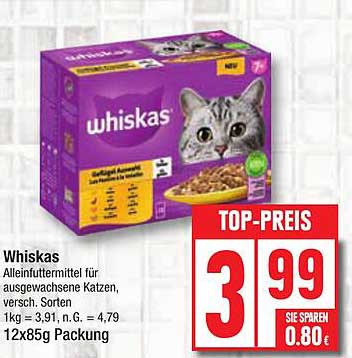 Whiskas 12x85g Packung