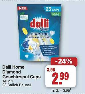 Dalli Home Diamond Geschirrspül Caps