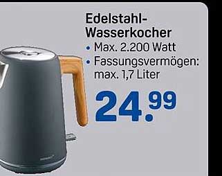 Edelstahl-Wasserkocher