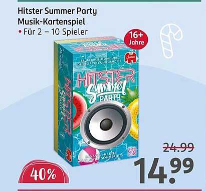 Hitster Summer Party Musik-Kartenspiel