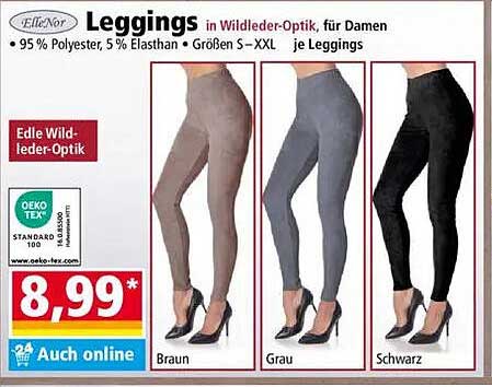 Leggings in Wildleder-Optik, für Damen