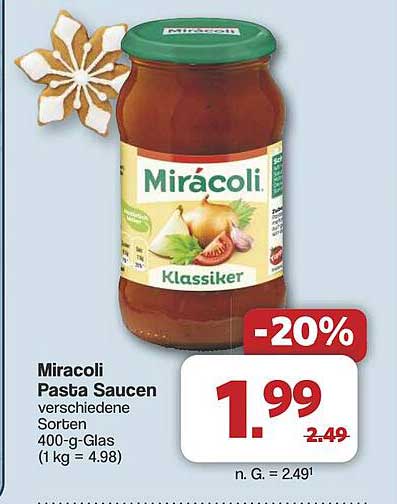 Miracoli Pasta Saucen