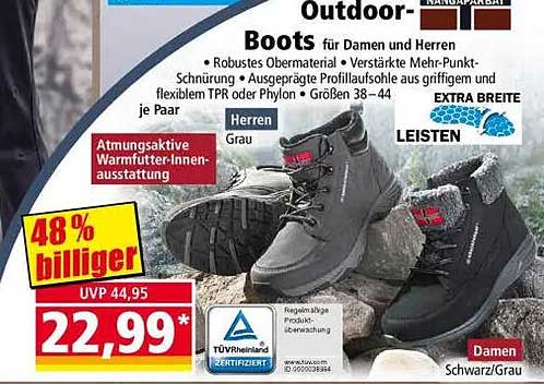 Outdoor-Boots für Damen und Herren