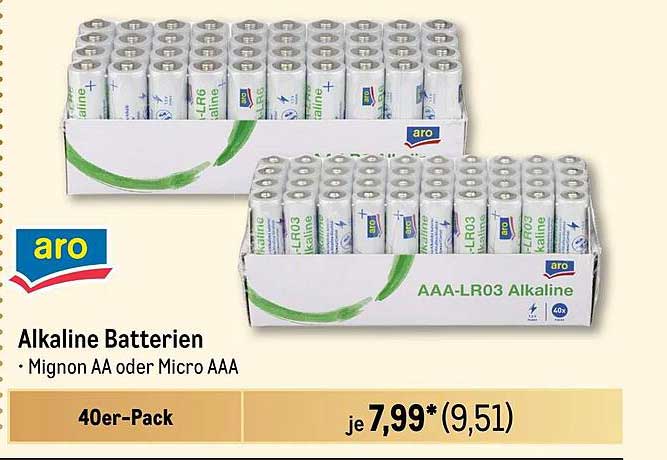 Alkaline Batterien