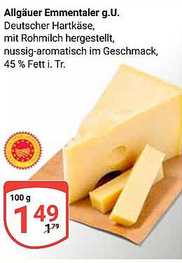 Allgäuer Emmentaler g.U.