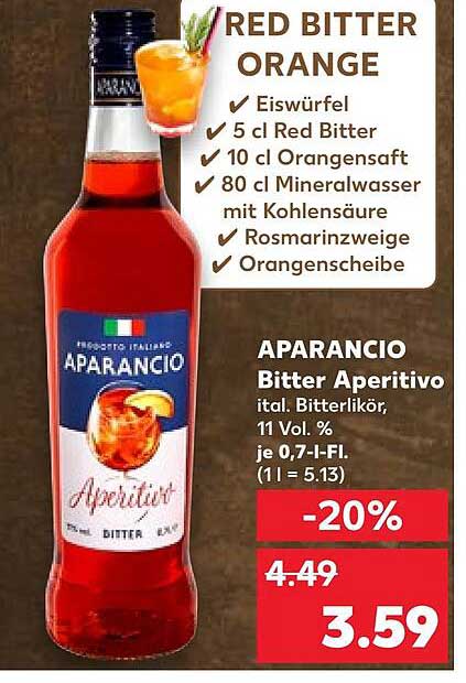 APARANCIO Bitter Aperitivo