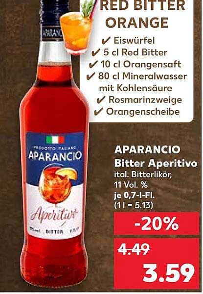 APARANCIO Bitter Aperitivo