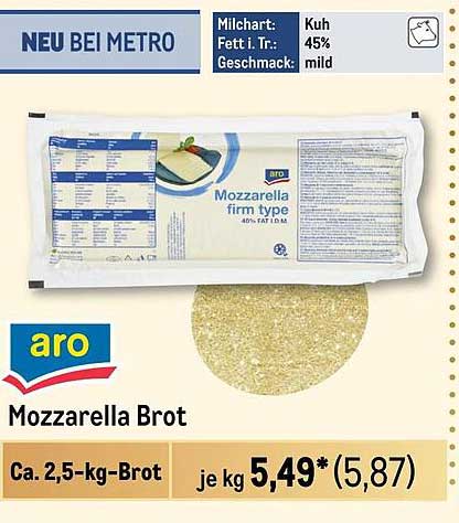 aro Mozzarella Brot