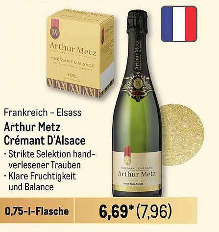 Arthur Metz Crémant D'Alsace