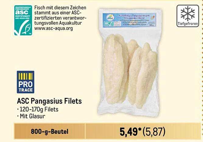 ASC Pangasius Filets