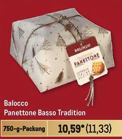 Balocco Panettone Basso Tradition