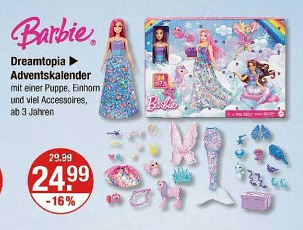 Barbie Dreamtopia Adventskalender