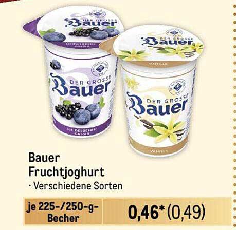 Bauer Fruchtjoghurt