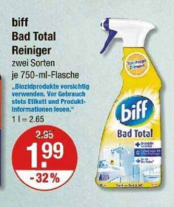 biff Bad Total Reiniger