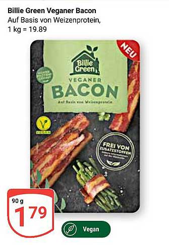 Billie Green Veganer Bacon