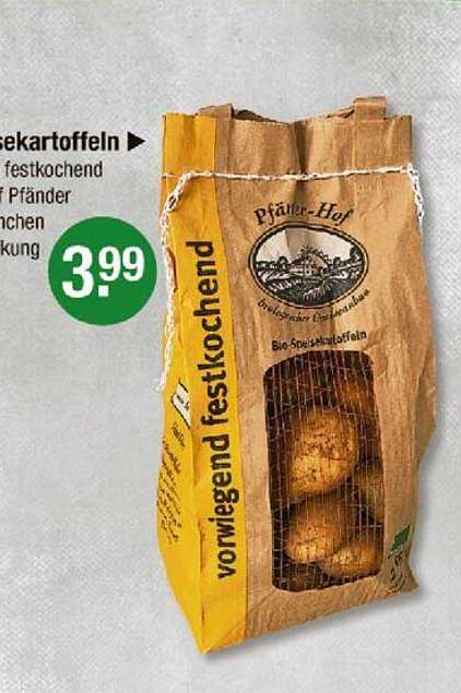 Bio-Speise-Kartoffeln vorwiegend festkochend