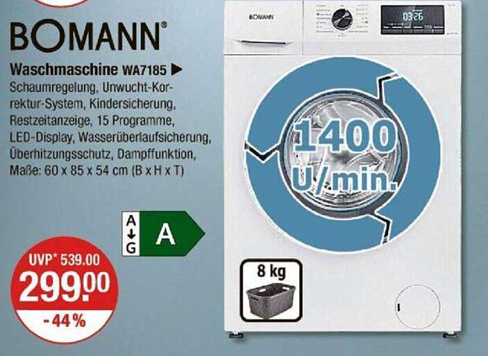 BOMANN Waschmaschine WA7185