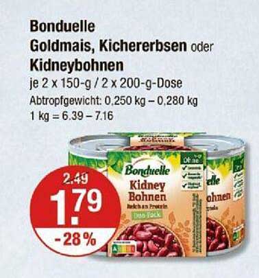 Bonduelle Kidney Bohnen