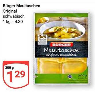 Bürger Maultaschen