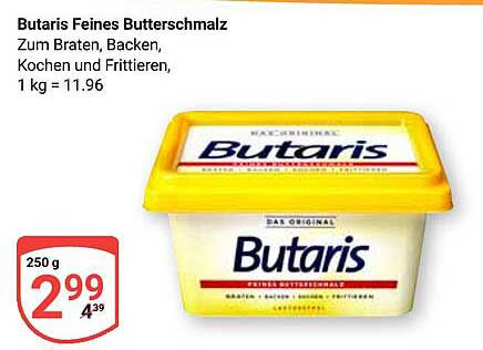 Butaris Feines Butterschmalz