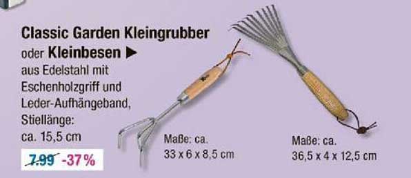 Classic Garden Kleingrubber oder Kleinbesen