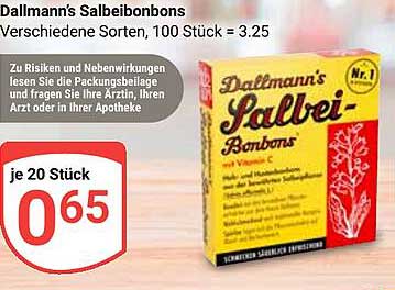 Dallmann's Salbeibonbons