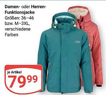 Damen- oder Herren-Funktionsjacke