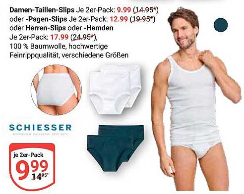 Damen-Taillen-Slips Je 2er-Pack