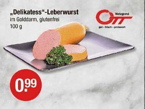 „Delikatess“-Leberwurst