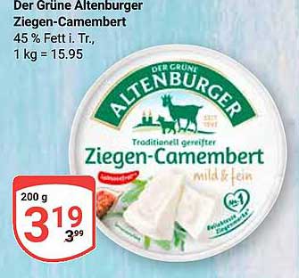 Der Grüne Altenburger Ziegen-Camembert