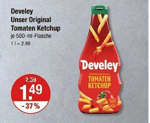 Develey Unser Original Tomaten Ketchup