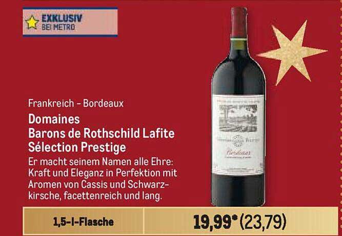 Domaines Barons de Rothschild Lafite Sélection Prestige