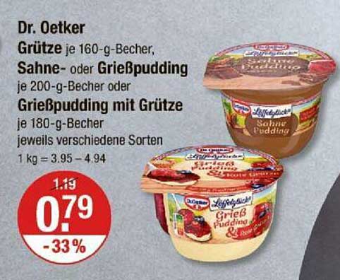 Dr. Oetker Grütze