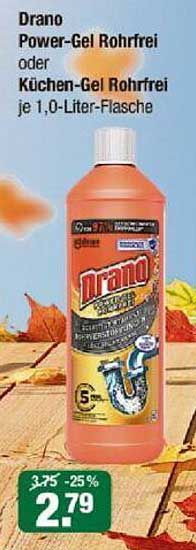 Drano Power-Gel Rohrfrei oder Küchen-Gel Rohrfrei