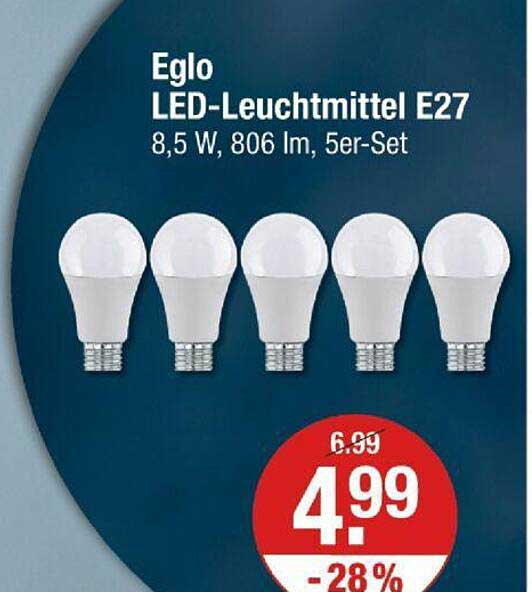 Eglo LED-Leuchtmittel E27