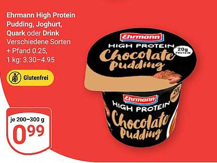 Ehrmann High Protein Chocolate Pudding